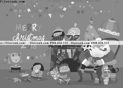 File ảnh tranh minh hoa hoat hinh tre em 105 (gốc) cho trang trí nhà hàng