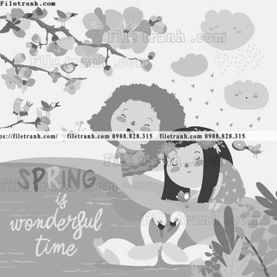 File tranh trang trí tranh minh hoa hoat hinh tre em 109 (file gốc)