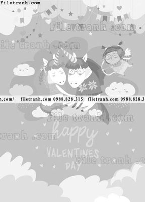 Download file gốc tranh minh hoa hoat hinh tre em 163 (in lụa) tranh 3D