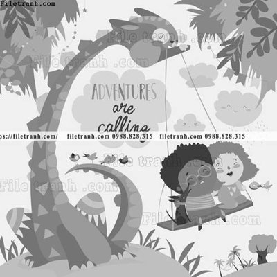 File in trần tranh minh hoa hoat hinh tre em 253 (file gốc) xuyên sáng