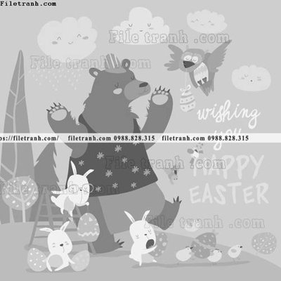 File gốc tranh minh hoa hoat hinh tre em 259 (cho in UV) siêu nét