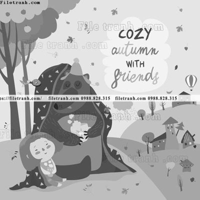 Tải file tranh minh hoa hoat hinh tre em 292 (gốc) làm file thiết kế