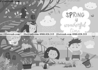 File in trần tranh minh hoa hoat hinh tre em 300 (file gốc) chủ đề vũ trụ