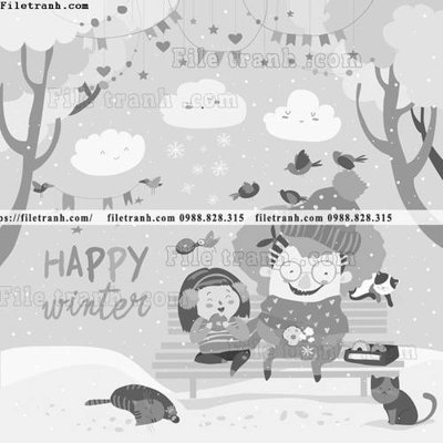 Tải file gốc tranh minh hoa hoat hinh tre em 303 dùng cho in ấn