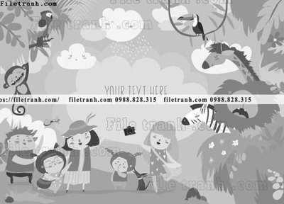 File gốc in ấn tranh minh hoa hoat hinh tre em 343 (sẵn sàng tải về)