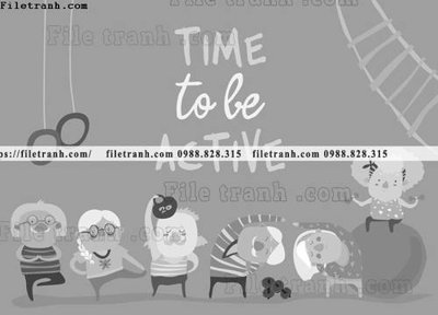 File in ấn tranh minh hoa hoat hinh tre em 399 (bản gốc) chất lượng cao