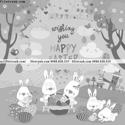 File tranh tranh minh hoa hoat hinh tre em 404 (bản gốc) treo quán cafe