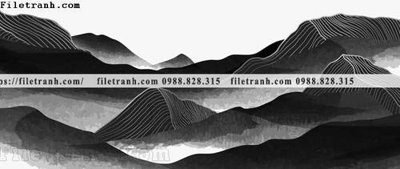 File gốc tranh minh hoa nui thuy mac trung quoc 1501 (trang trí) phòng làm việc