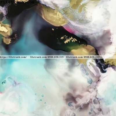 File tranh tranh muc nuoc truu tuong 102 (file gốc) chuẩn màu in