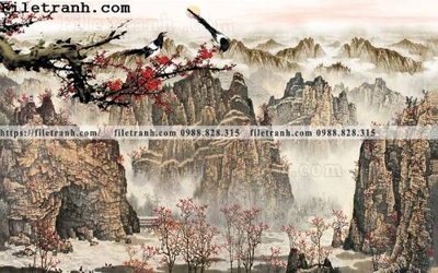 Tải file tranh nen tuong phong cach Trung Hoa101 (gốc) làm file tranh quảng cáo