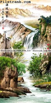 File gốc in ấn tranh nen tuong phong cach Trung Hoa102 chuẩn màu CMYK