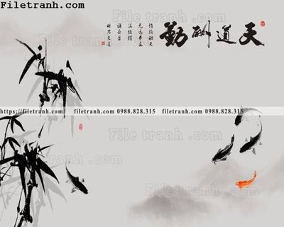 File tranh gốc tranh nen tuong phong cach Trung Hoa119 (bản quyền) Filetranh.com