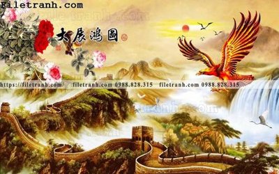 File tranh tranh nen tuong phong cach Trung Hoa182 (gốc) chủ đề trừu tượng