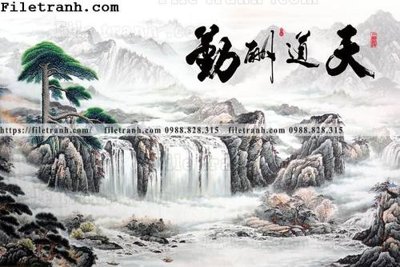 Download file tranh nen tuong phong cach Trung Hoa224 (chuẩn in) chất lượng cao
