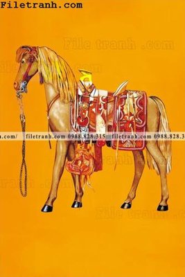 Tải file tranh ngua hien dai truu tuong 117 (gốc) in ấn chất lượng