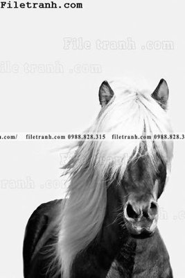 File tranh gốc tranh ngua hien dai truu tuong 126 (sắc nét từng chi tiết)