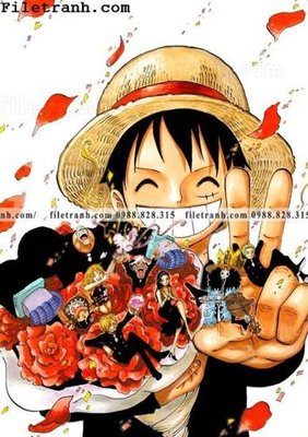 File gốc tranh phien ban doc cua One Piece120 (in mica) làm quà tặng