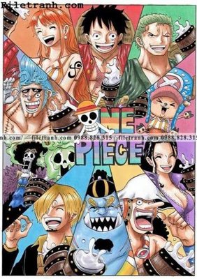 File gốc tranh phien ban doc cua One Piece169 (in mica) cắt laser