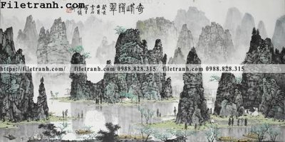 Tải xuống file tranh gốc tranh phong canh da tuyet trang thuy mac 120 (PSD/TIFF)