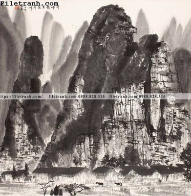 File tranh tranh phong canh da tuyet trang thuy mac 131 (ảnh gốc) độc quyền