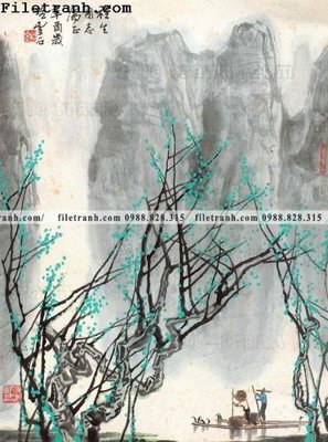 File gốc tranh phong canh da tuyet trang thuy mac 134 (cho in ấn) độc quyền