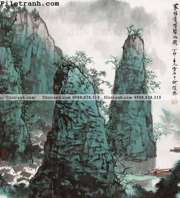 File tranh tranh phong canh da tuyet trang thuy mac 151 (ảnh gốc) cho in ấn kỹ thuật số