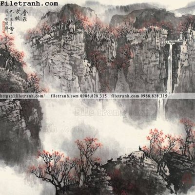 File ảnh tranh phong canh da tuyet trang thuy mac 165 (gốc) dùng in Pano