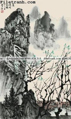 Tải file tranh phong canh da tuyet trang thuy mac 216 (PSD) cho in ấn quảng cáo