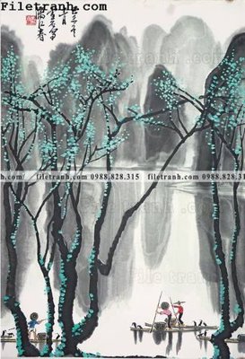 Tải file tranh phong canh da tuyet trang thuy mac 236 (PSD) cho in tranh 3D