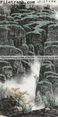 File ảnh gốc tranh phong canh da tuyet trang thuy mac 237 (chuyên in mica)