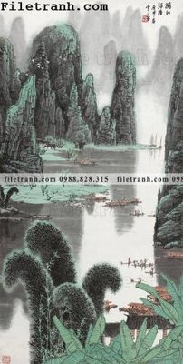 File in ấn tranh phong canh da tuyet trang thuy mac 239 (bản gốc) cao cấp