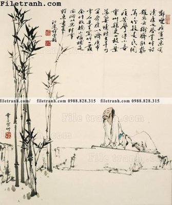 Tải file gốc tranh phong canh da tuyet trang thuy mac 244 (bản PSD) chỉnh sửa được