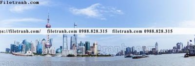 File ảnh tranh phong canh dai toan canh thanh pho 111 (gốc) in PP, decal