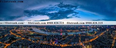 Tải về hình ảnh gốc tranh phong canh dai toan canh thanh pho 119 sắc nét