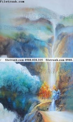 File ảnh tranh phong canh nuoc trung quoc 606 (gốc) dùng in Pano