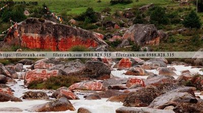 File tranh gốc tranh phong canh tay tang 215 (bản quyền) file PSD