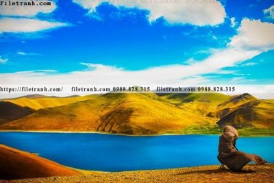 File PSD tranh phong canh tay tang 235 (gốc) cho in quảng cáo