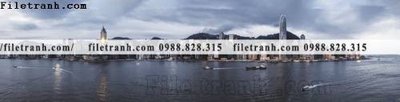 Tải về file tranh gốc tranh phong canh thanh pho ngang dai 652 (để in quảng cáo)