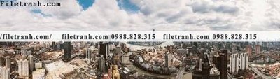 File tranh tranh phong canh thanh pho ngang dai 659 (ảnh gốc) cho in ấn kỹ thuật số