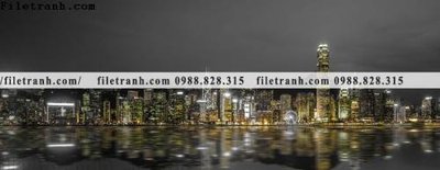 Download file gốc tranh phong canh thanh pho ngang dai 699 (in mica) trong suốt