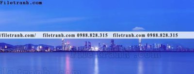 File in trần tranh phong canh thanh pho ngang dai 713 (file gốc) phong thủy