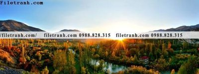 Tải file tranh phong canh thanh pho ngang dai 726 (gốc) chủ đề phong thủy