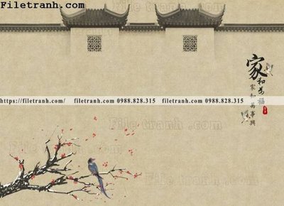 File ảnh tranh phong canh ti mi 124 (gốc) in PP, decal