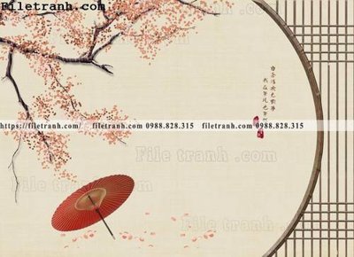 Download file gốc tranh phong canh ti mi 128 (in lụa) nghệ thuật