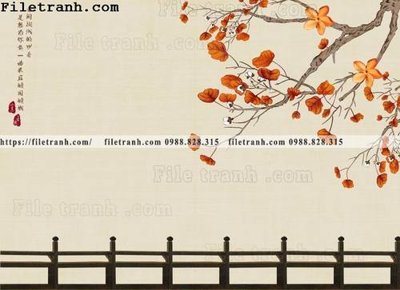 Tải file tranh phong canh ti mi 136 (gốc) chủ đề hoa sen