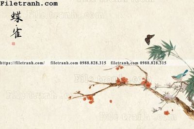 File tranh tranh phong canh ti mi 153 (gốc) chủ đề động vật