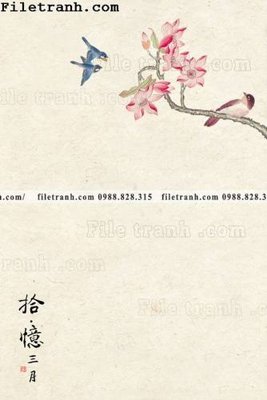 File gốc tranh phong canh ti mi 158 (chuẩn màu) cho in offset