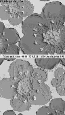 File tranh tranh son dau hoa tiet 3d 1504 (ảnh gốc) sắc nét hoàn hảo