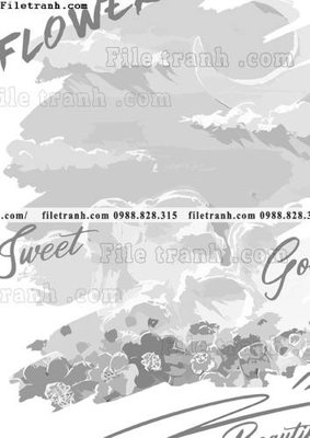 File in ấn chuyên nghiệp tranh son dau hoa tiet phong cach bac au 1513 (file gốc)