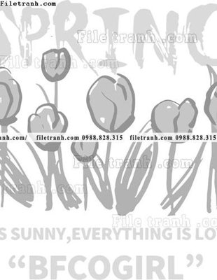 File gốc tranh son dau hoa tiet phong cach bac au 1535 (in tráng gương) hiện đại